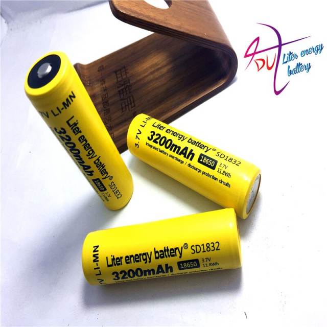 3pcs New Protected Original 18650 Rechargeable Battery 3200 Mah Ncr18650b With Pcb 3.7v Batteris