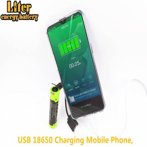 18650 Mini USB 3.7V 18650 3500MAH Power Bank USB Port Light External Battery cellphone powerbank aa aaa