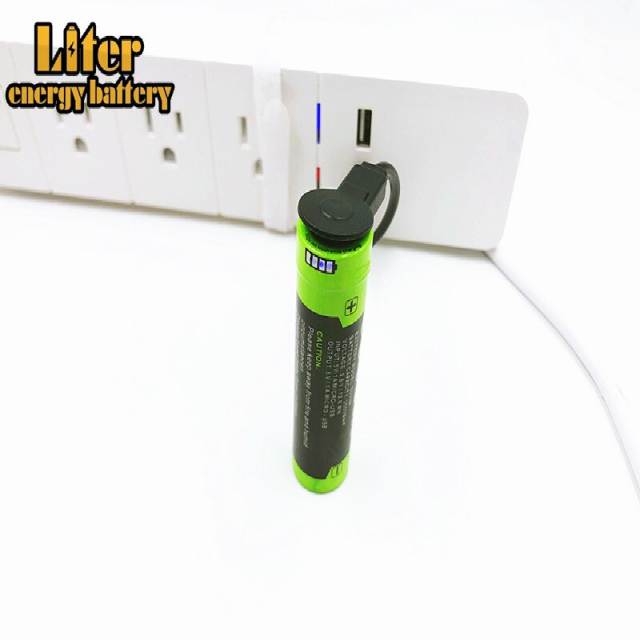 18650 Mini USB 3.7V 18650 3500MAH Power Bank USB Port Light External Battery cellphone powerbank aa aaa