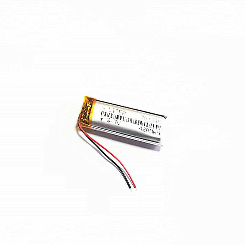 Lithium Ion Polymer Battery with Short Cable - 3.7V 420mAh