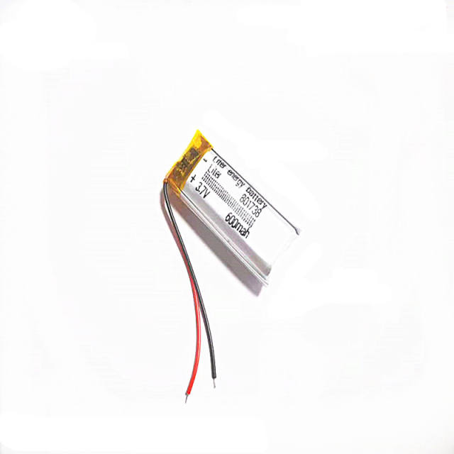 3.7V 600MAH 801738 Liter energy battery Lithium Polymer Rechargeable Battery For Mp3 headphone PAD DVD bluetooth camera
