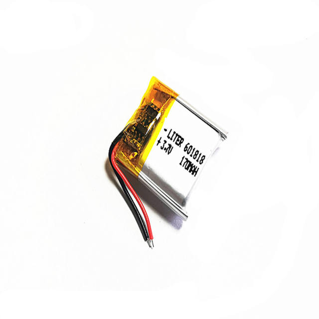 601818 3.7V 170mAh Liter energy battery lithium polymer battery Mini LED Re-light Polymer Lithium Battery