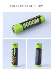 USB 3.7V flashlight 5000M 18650 Battery cellphone powerbank 3500MAH for SmarPower Bank Charger Battery Portable