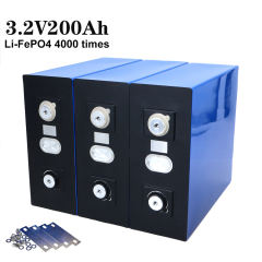 Grade A 2020 NEW 3.2V 200Ah Lithium-Iron Phosphate Cell lifepo4 battery solar 12V 24V 48V200Ah cells not 150Ah