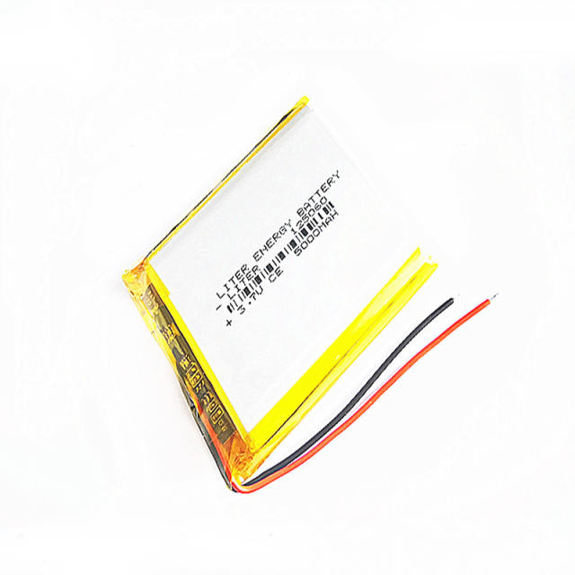 3.7v 5000mah 125060 Liter energy battery Rechargeable charging lithium polymer battery for Smart mobile phone