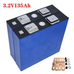 Grade A NEW 3.2V 135Ah Lifepo4 Battery 8PCS Rechargeable Lithium Iron Phosphate Solar 24V 135Ah Cells Not 150Ah 200Ah