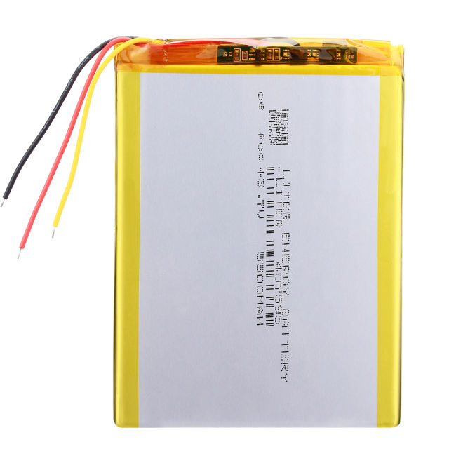 3 line 3.7V 5500mAh 407595 Liter energy battery lithium ion battery For Bluetooth Notebook 7,8,9 inch tablet PC DVD