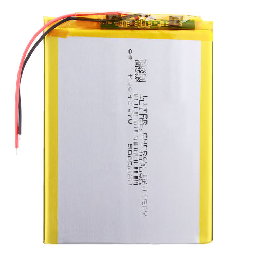 3.7V 5000mah 407095 Liter energy battery (polymer lithium ion battery) Li-ion battery for tablet pc 7 inch replace High capacity