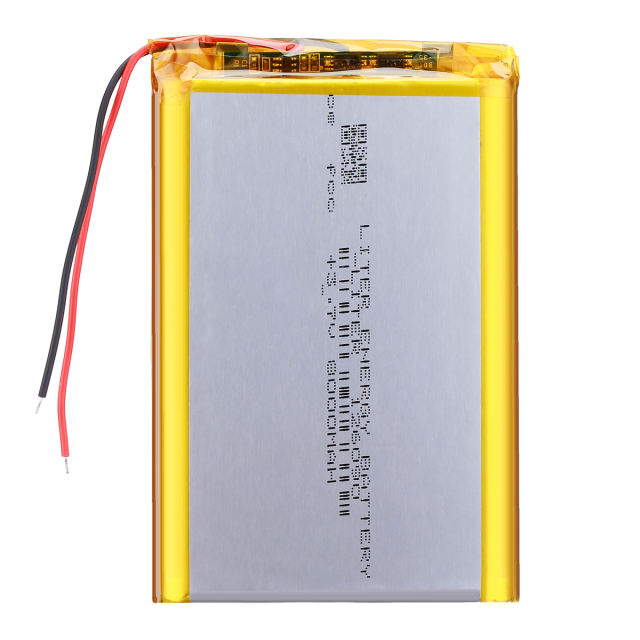 126090 3.7v 8000mAh Liter energy battery lithium ion rechargeable Polymer battery for GPS POWER BANK Tablet MID Toys