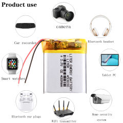 3.7V polymer lithium battery 453030 400MAH BIHUADE MP3 MP4 MP5 speaker wireless telephone electronic dog