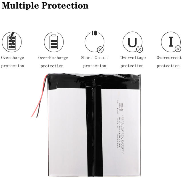 40120130 3.7v 9600mah Liter energy battery  Li-ion Battery Battery Cell For  V99 Tablet Pc