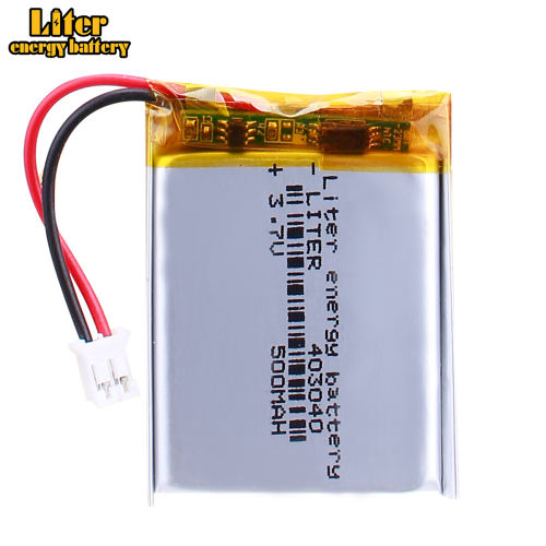3.7 V 500mah 403040 polymer Lithium Ion Battery Liter energy battery Ce Fcc Rohs Msds Quality Certification With 2pin PH 2.0mm Plug