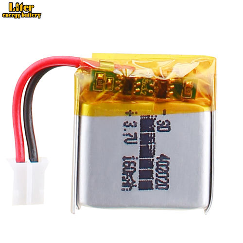 3.7V 120mAh 402020 BIHUADE Lithium Polymer Rechargeable Battery For phone electronic device Bluetooth pen With 2pin PH 2.0mm Plug