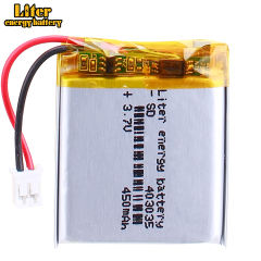 403035 450mAh 3.7V Liter energy battery Li-ion Lithium Polymer Battery for MP5  Toys Smart Watch With 2pin PH 2.0mm Plug