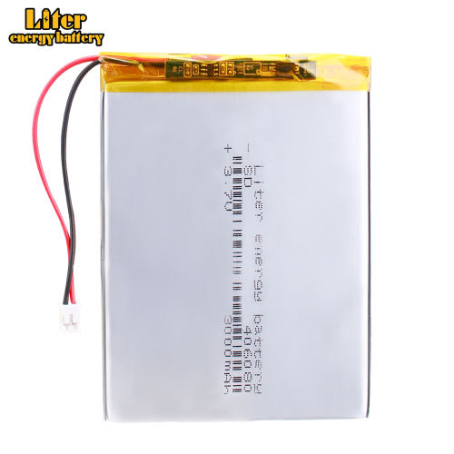 406080 3.7v 3000mah Liter energy battery Lithium Polymer Battery With Board For Vx787 Vx530 Vx540t Vx585 With 2pin PH 2.0mm Plug