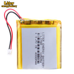 3.7V polymer battery 125054 4000mAh infrared signal device video communication transmitter module With 2pin PH 2.0mm Plug