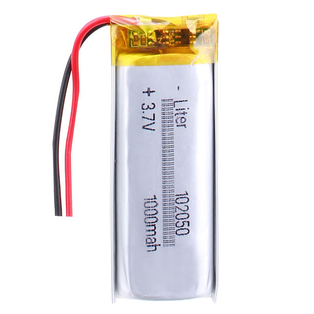 3.7V 102050 1000mAh BIHUADE lithium polymer Rechargeable battery With PCB For MP3 MP4 GPS PDA BT Bluetooth Headset Speaker