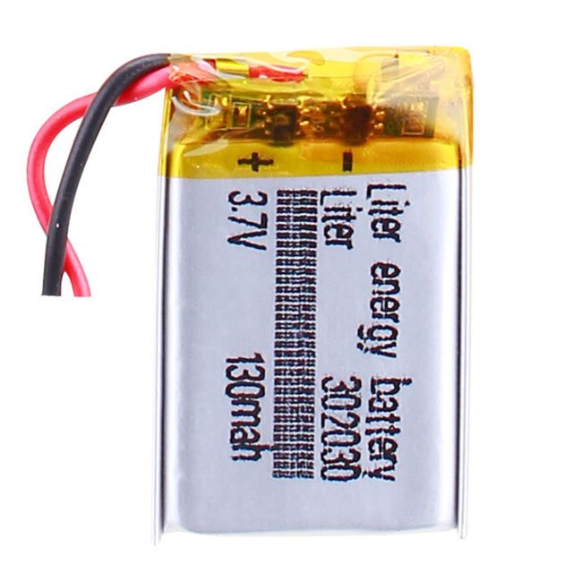 BIHUADE 3.7V 302030 130mah lithium polymer battery bluetooth polymer rechargeable battery