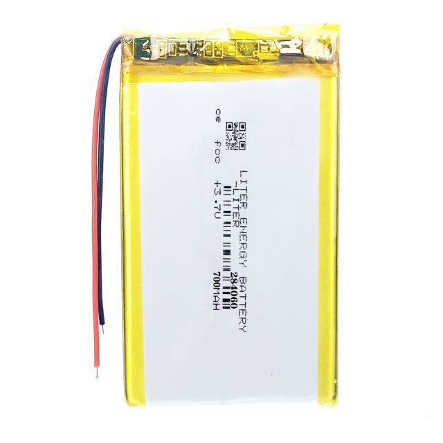 3.7V 284060 700mAH Liter energy battery polymer lithium batteries For GPS Camera intercom