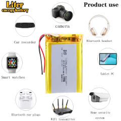 3.7V 4000mAH 124065 BIHUADE Polymer lithium ion / Li-ion battery for TOY,POWER BANK,GPS,mp3,mp4