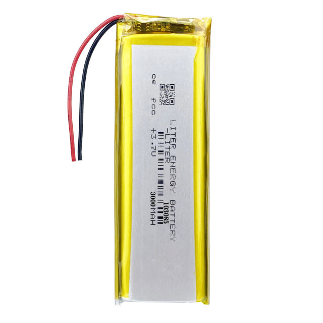 3.7V polymer lithium battery 3000mah 103085 suitable for mobile power supply navigator charging