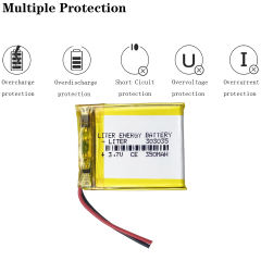 3.7V 350mAh 303035 Lithium Polymer Rechargeable Battery For Mp3 Mp4 PAD DVD DIY E-book bluetooth Liter energy battery