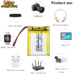 3.7V 350mAh 303035 Lithium Polymer Rechargeable Battery For Mp3 Mp4 PAD DVD DIY E-book bluetooth Liter energy battery