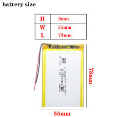 3.7v 1800mah 305573 BIHUADE lithium Ion/polymer Lithium-ion Batteries In Mobile Phone Gps, Mp3, Mp4, Dvd, Bluetooth,