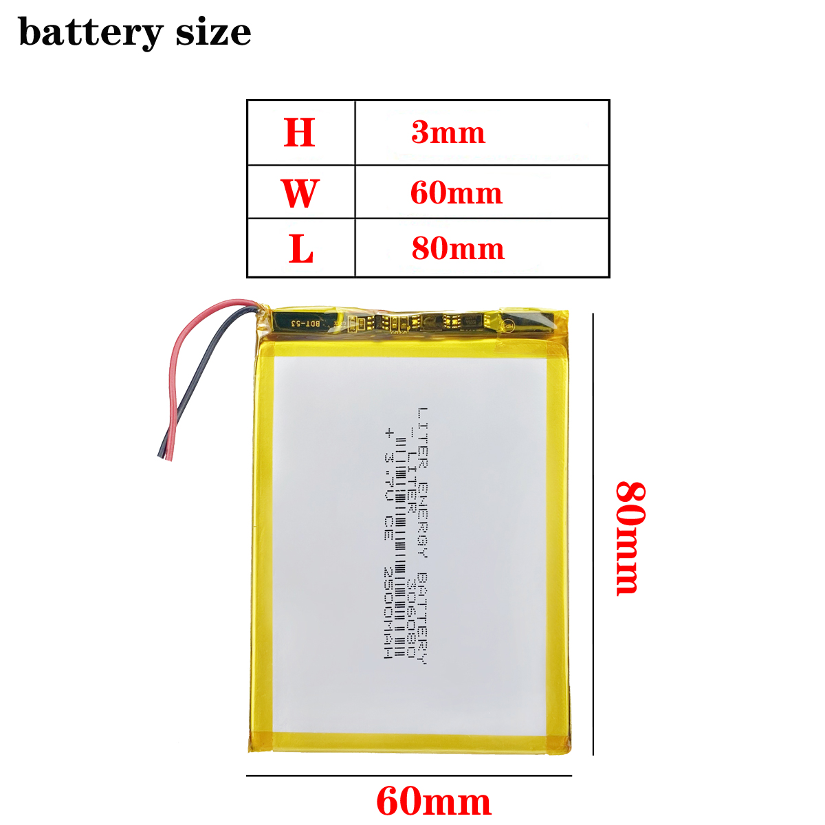 DY-BE4780 Accu-Batterie Lithium-ion DY-BE4780