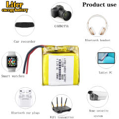 Liter energy battery 3.7V 352525 210MAH polymer lithium MP3 MP4 MP5 GPS Bluetooth small toys