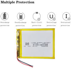 3.7V 2000mah 306070 Liter energy battery Lithium Battery For  PDA GPS DVR E-Book Tablet PC PowerBank Replace Bateria Pack