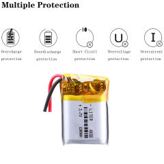 3.7V 120mAh 401525 BIHUADE polymer lithium ion / Li-ion battery for SMART WATCH,SPEAKER,TOY,bluetooth earphone,MP3