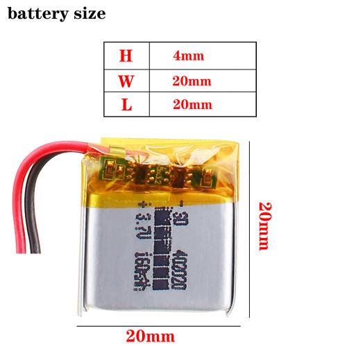 3.7V 160mAh 402020 BIHUADE Lithium Polymer LiPo Rechargeable Battery power For Mp3 phone electronic device Bluetooth pen