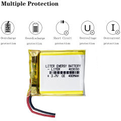 3.7V,400mAH 403030 BIHUADE Polymer lithium ion battery for TOY,POWER BANK,GPS,mp3,mp4,MP5 Smart Watch,Power Bank Speaker