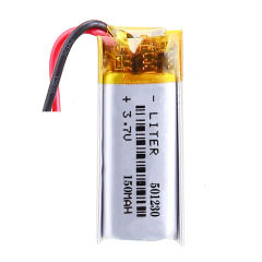 3.7V 501230 150mah Liter energy battery Rechargeable battery MP3 MP4 voice recorder Bluetooth speakers headsets batteries