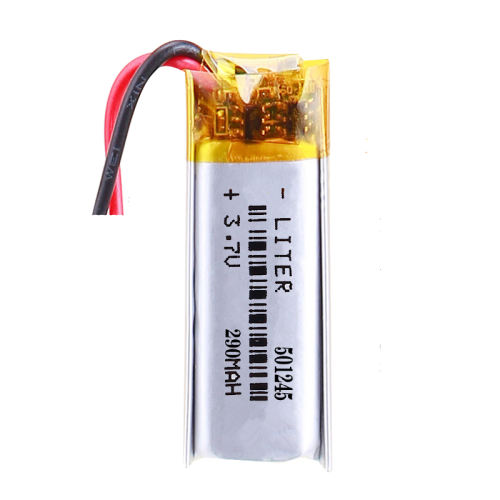 3.7V 501245 290mah Liter energy battery Lithium Polymer Rechargeable Battery For GPS Bluetooth headset speaker Reading pen