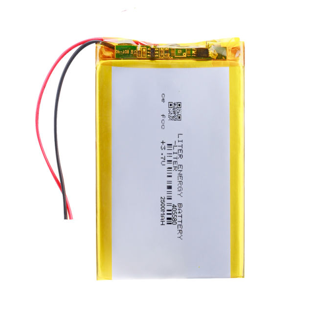 3.7V 2500mAh 405580 polymer lithium ion Li-ion Rechargeable battery