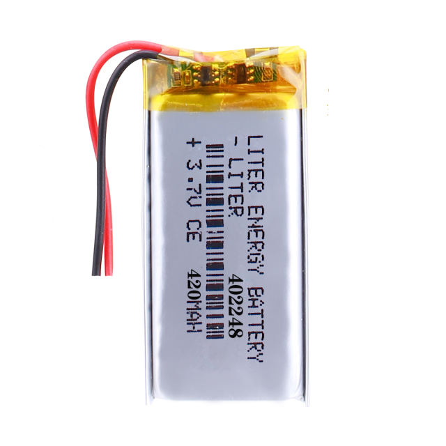 3.7V 420MAH 402248 Liter energy battery Lithium Polymer Rechargeable Battery For Mp3 headphone PAD DVD bluetooth camera