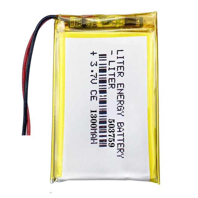 3.7V 1300mAh 503759 BIHUADE Rechargeable Polymer Lithium battery for GPS Bluetooth Headset Mp3 Mp4