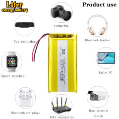 503778 3.7V 2000mAh Liter energy battery Rechargeable Lithium Polymer Battery For Mobile Power Bank DIY Tablet