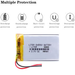 503055 3.7V 900mah Lithium Polymer ion Battery For Instrument Battery Massage Instrument Sound Toy