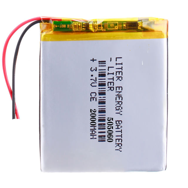 3.7 V  505060 2000mah BIHUADE lithium polymer battery GPS navigation Li-Po Rechargeable Battery For MP4 MP5 DVD Cell Phone