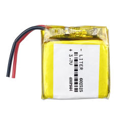 3.7V 400mAh 602525 Liter energy battery Lithium Polymer Rechargeable Battery For GPS  bluetooth headphone headset
