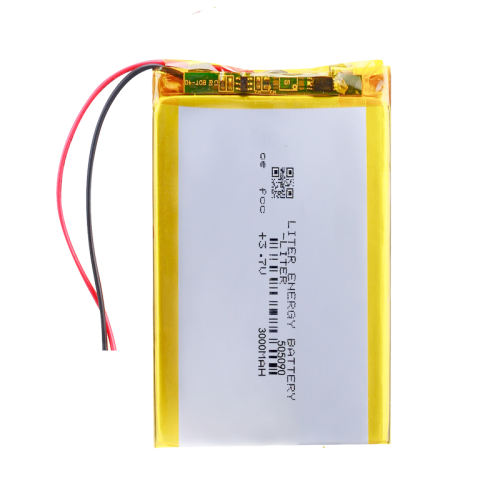 3.7V 3000mah polymer lithium battery 505090 for video communication transmitter module camera With three wires