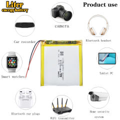 3.7V polymer lithium battery 506060 3000MAH navigator card card mobile power source