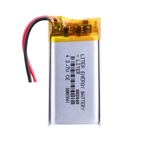 3.7V 500mAH 602040 BIHUADE polymer lithium ion Rechargeable battery With PCB for dvd GPS mp3 mp4  PDA Smart Watch