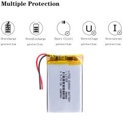 3.7V 703050 1200mah Liter energy battery Lithium Ion Polymer Battery For LED Flashlight Remote Controller