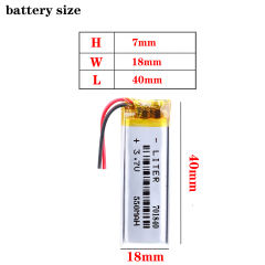 550mah 3.7v 701840 Liter energy battery Lithium Polymer Li-Po li ion Rechargeable Battery cells For Mp3 MP4 MP5 GPS