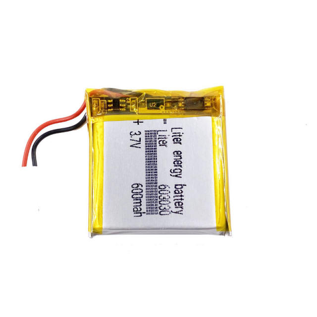600mAh 603030 3.7V BIHUADE rechargeable battery polymer lithium battery for MP3 MP4 GPS DVD recorder e-book camera power bank