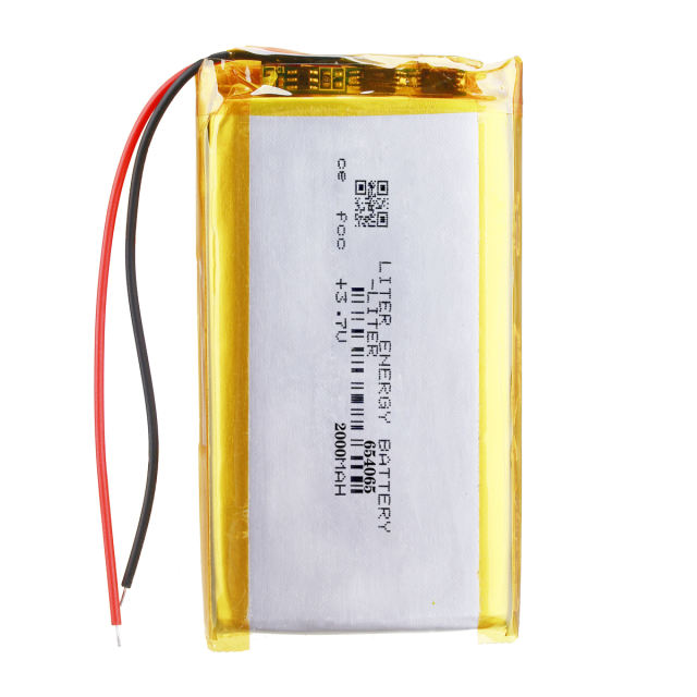 654065 3.7V 2000mAh Liter energy battery Rechargeable Lithium Polymer Battery For Mobile Power Bank DIY Tablet